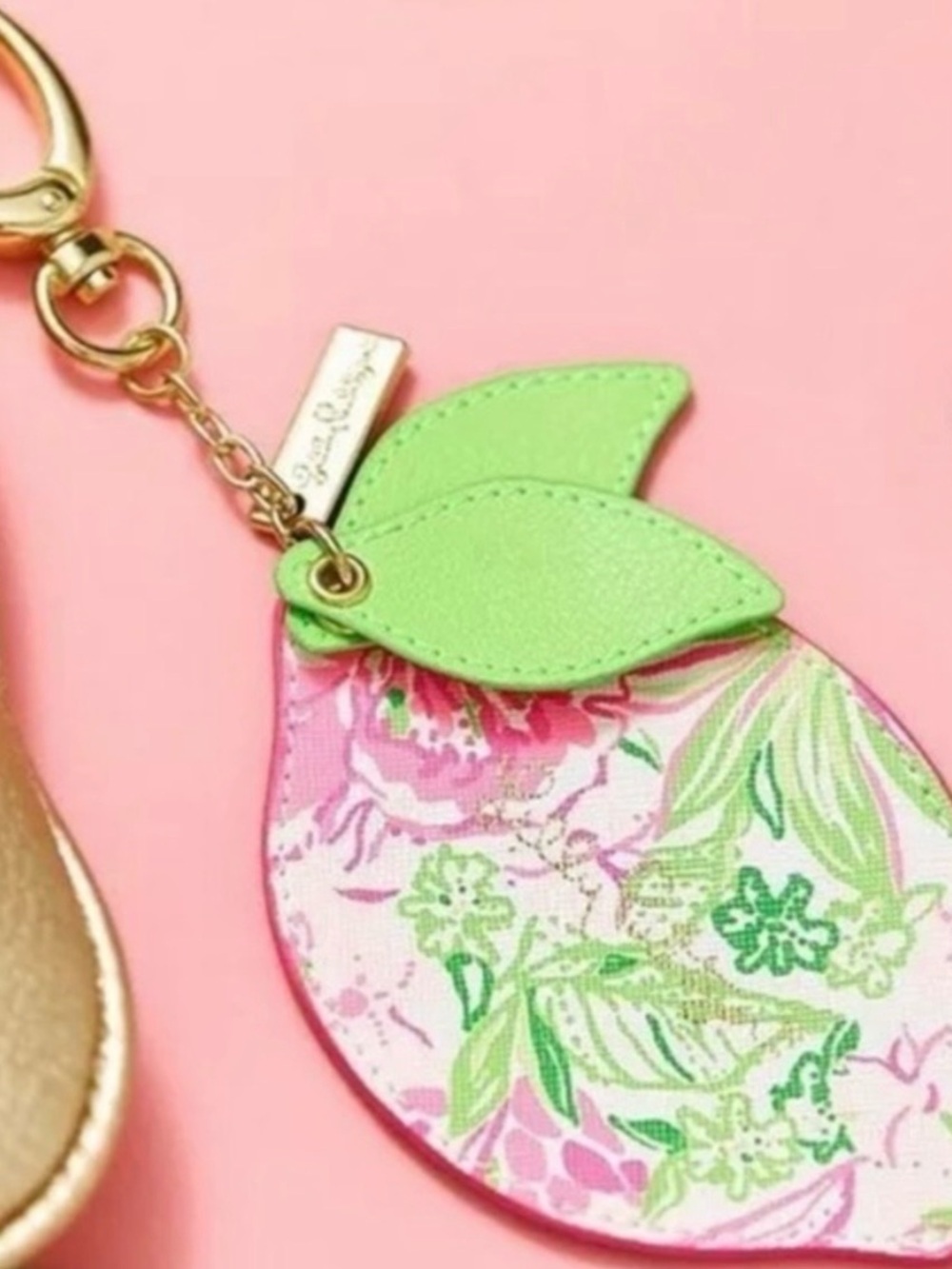 Lilly Pulitzer Lemon Bag Charm NWT